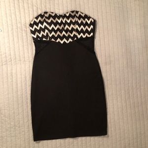 Sexy Strapless Mini Dress